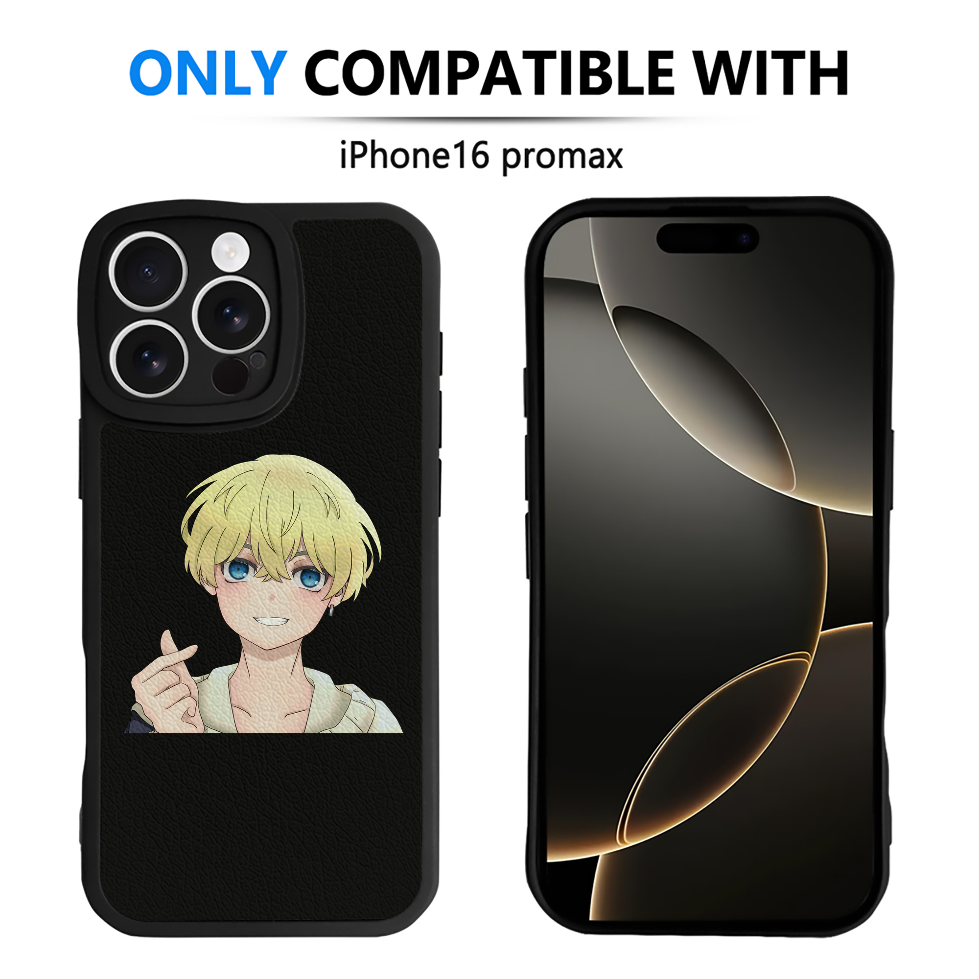 （画像用） 東京リベンジャーズ Tokyo Revengers 【iPhone 16シリーズ対応】シリコンスマホケース（レザー調） 材質：シリコン